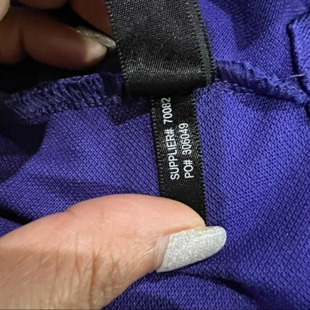 RLX Ralph Lauren Size L Mens Purple Performance Golf Polo Shirt Logo